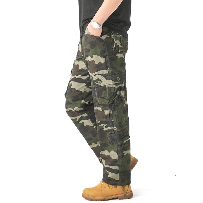 Мужские военные боевые брюки с камуфляжным принтом, армейские повседневные рабочие брюки