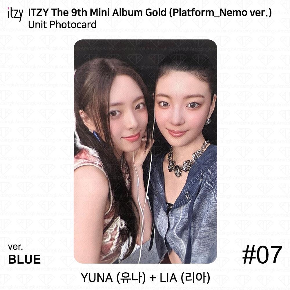 ITZY 9-й мини-альбом Gold Platform Nemo ver Фотокарта Постер QR YEJI RYUJIN KPOP