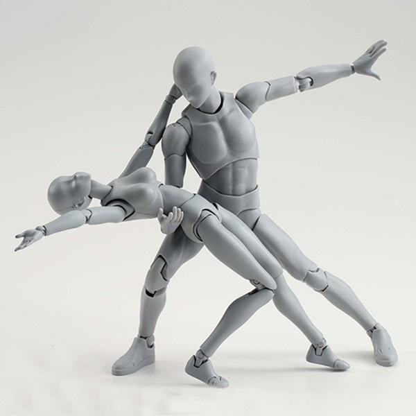 Light Movable Body Male Wooden Figure Model Doll Toy Sketch Mannequin Mannequin