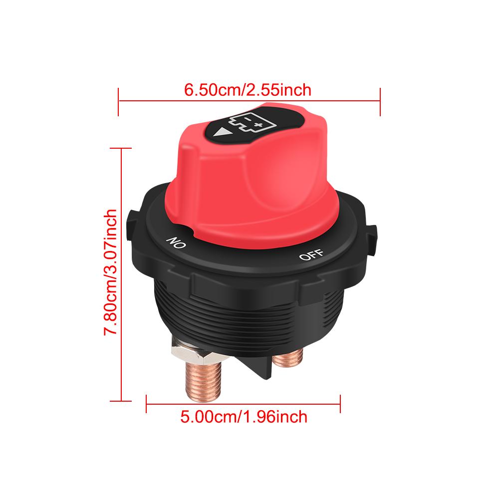 Селектор аккумулятора, изолятор для квадроциклов, лодок, грузовиков, транспортных средств, автомобильных аксессуаров, разъединитель, поворотный переключатель отключения аккумулятора автомобиля
