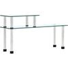 VidaXL Kitchen Shelf Transparent 45x16x26 Cm Tempered Glass