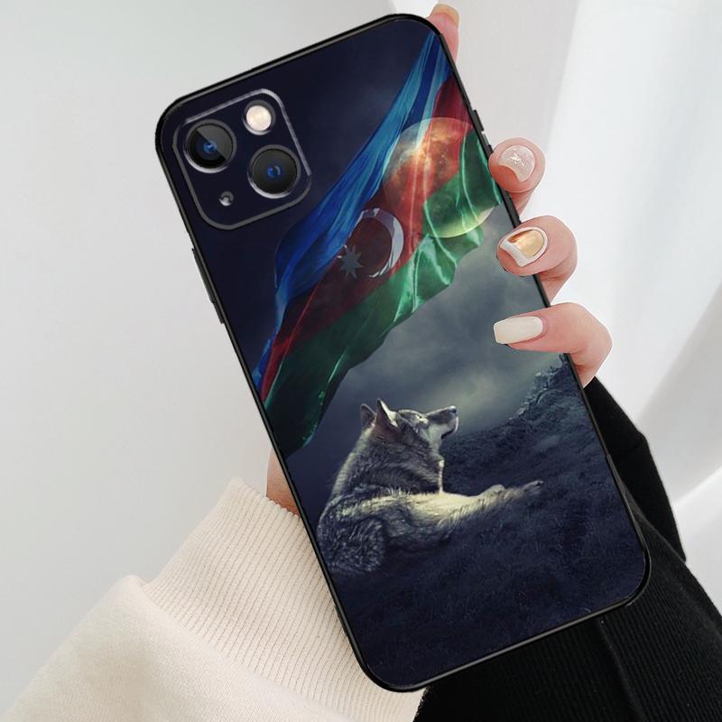 Чехол для телефона Азербайджан Бута Флаг Для iPhone 17 Pro Max 16 15 11 13 12 14 Pro Max mini 15 16 Plus 16e 17 Air Cover