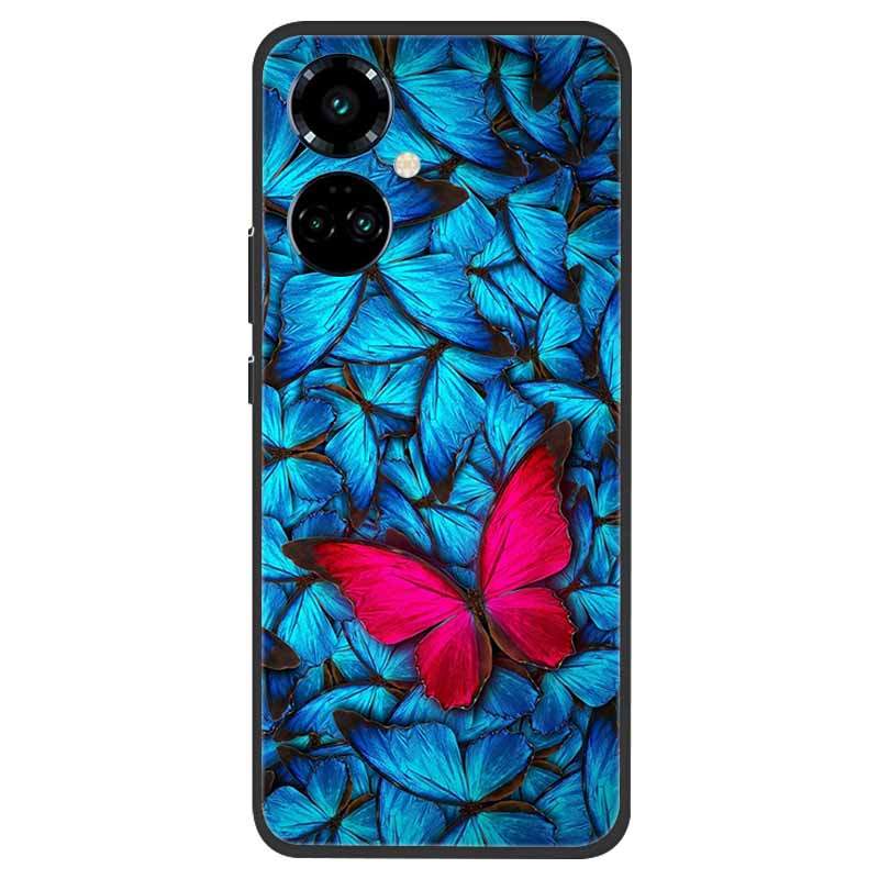 For Fundas Tecno Camon 19 / 19 Pro Case Camon19 Neo Black Bumper Silicone Soft Case For Tecno Camon 19 Neo Pro 4G 5G TPU Coque