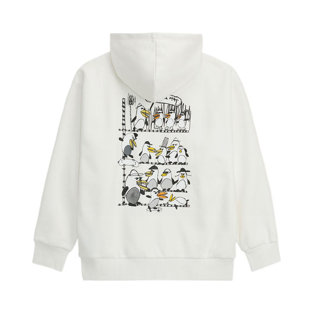 Vans X Riroo Коллекция Художника Удобное Повседневное Худи Женские худи Белый VN000SPVFS8