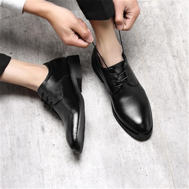 Prom office formal settings men's dress shoes Guangzhou teen boys dress shoes women's flats