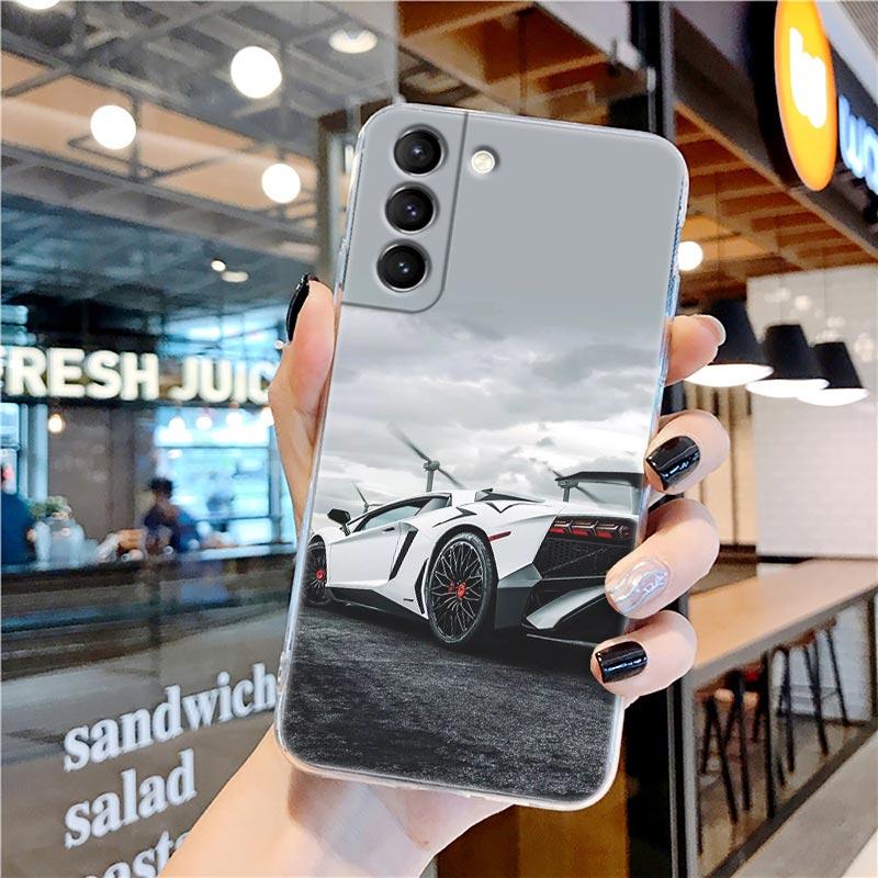 Прозрачный силиконовый чехол со спортивными автомобилями для Samsung Galaxy S22 S21 S20 FE S 22 Ultra S10 E S9 Plus 5G, чехол для телефона