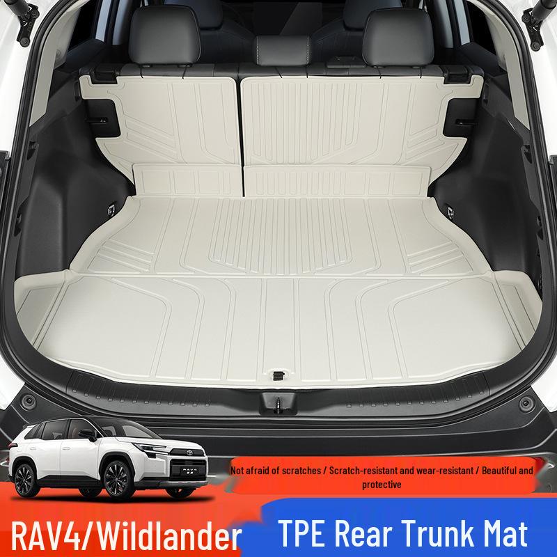 Коврик в багажник Toyota RAV4 - Совместим с 26 моделями, Материал TPE для Highlander, Индивидуальный декоративный коврик