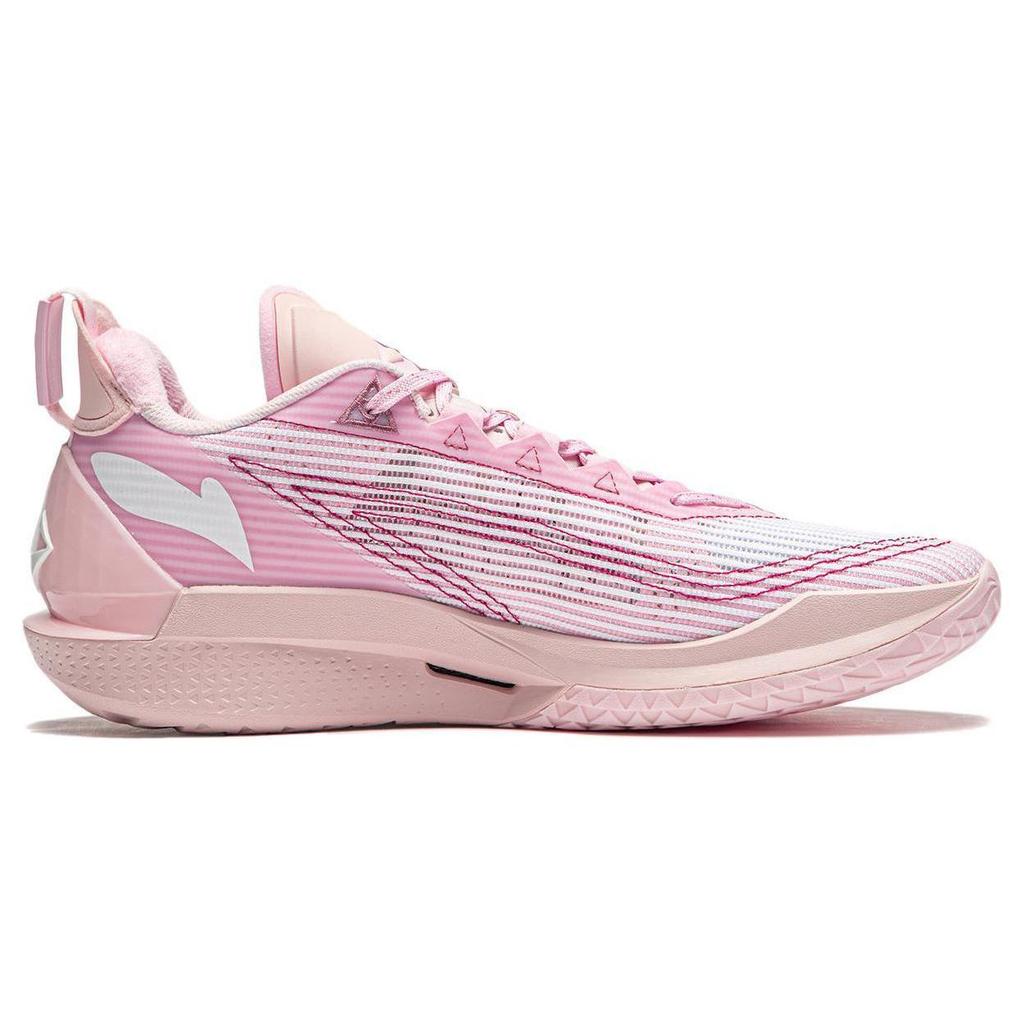 Li Ning JB2 Баскетбольные кроссовки Мужские Низкие Белый/Розовый ABAT081-4