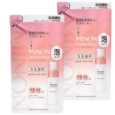 Купить Minon Amino Moist Нежная пенка для умывания Запасной блок 130 мл x 2 пакета [Оптовая упаковка - Набор из 2 штук]