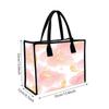 Cute Moon Star Printed Tote Bag for Women Fashion Large Capacity Casual Handbag for Daily Shopping Travel Use