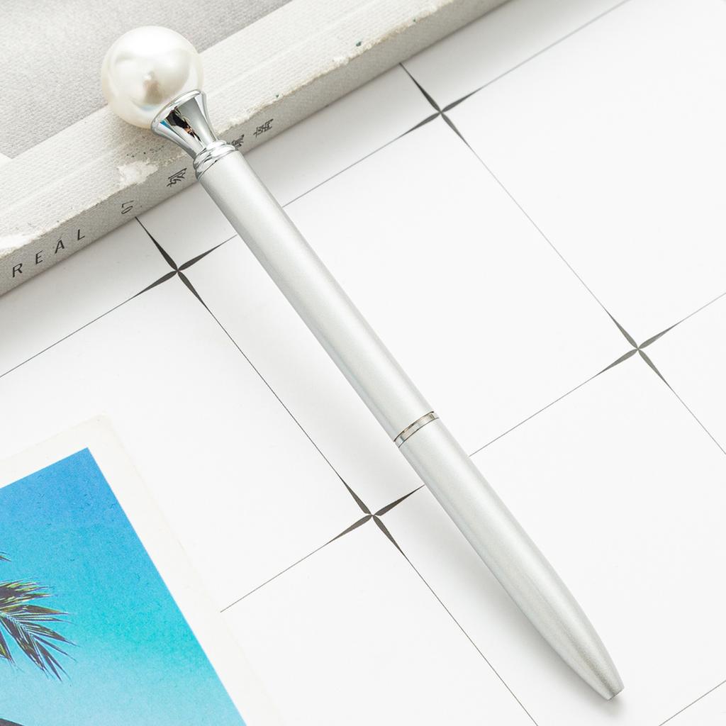 1 шт. ярких цветов INS вращающаяся жемчужная металлическая шариковая ручка школьные канцелярские принадлежности подарок