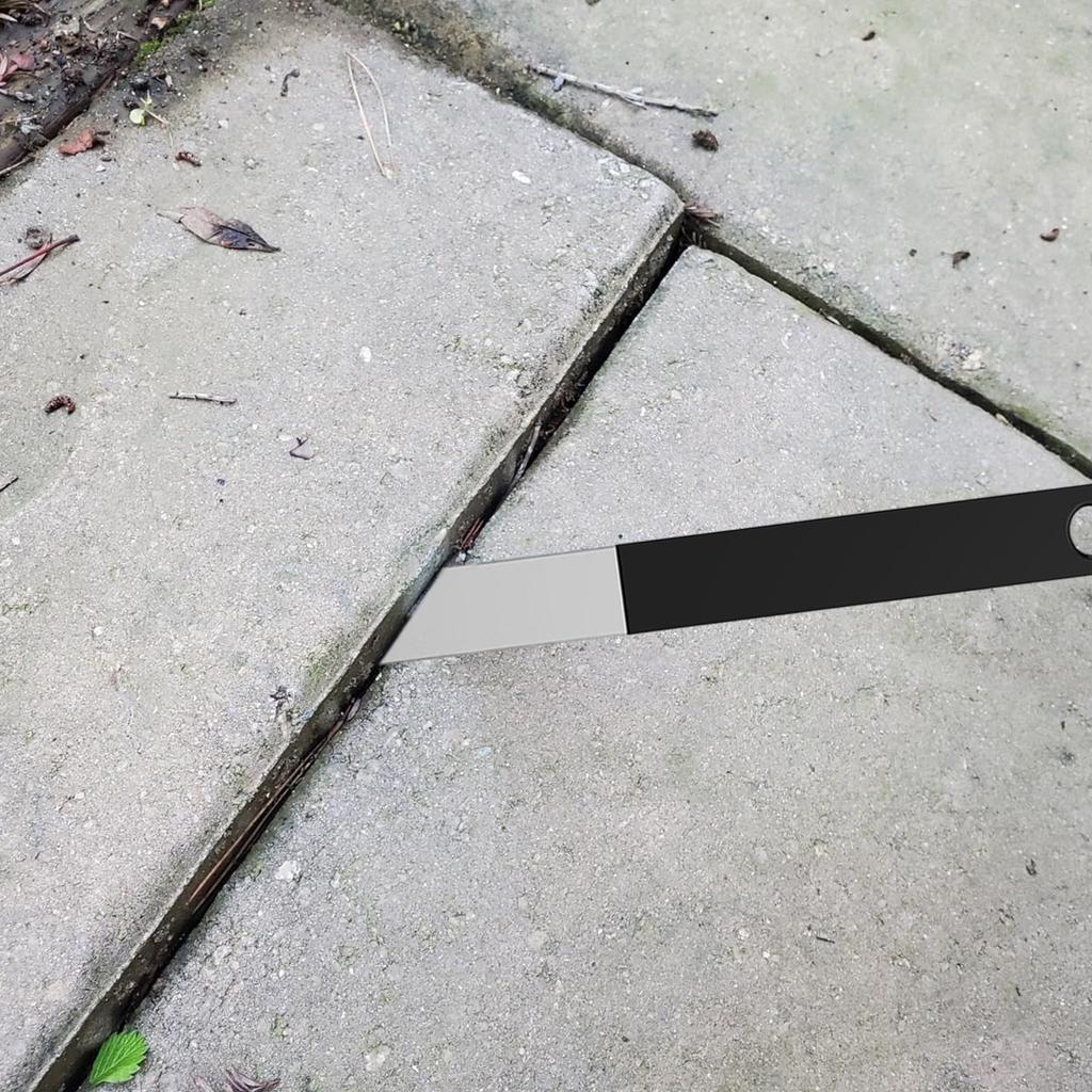 2Pcs Pavers Pullers Pavers Extractor Tool with Joint Scrapers Teeth Gripper Slots Pavers Removal Tool for Garden Yard