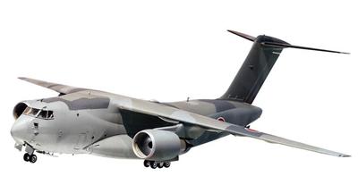 Пластиковая модель военно-транспортного самолета серии AOSHIMA 1/144 № 3 Самооборона C-2