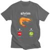 Shrim Is Calling T Shirt Men ShortSleeve Funny Shrimp Meme Tshirt Streetwear Tee Tops For Husband Boyfriend Slim Fit Tshirt