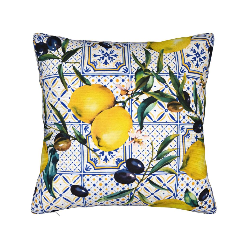 Pillow Cover Fruit Lemon Morden Pillow Case For Sofa Home Decor Pillowcases
