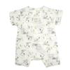 Snoopy Short Front Baby [TAKIHYO] Pre-all, Pear-textured, All-over Pattern, Sleeves, Opening, Clothes, Boys, Girls, 215152622, 60-70