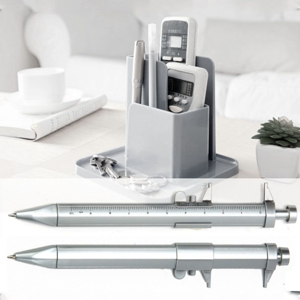 Gift Measuring Rotating Multifunctional Write Tool Vernier Calipers Pen Ballpoint Scale Ruler