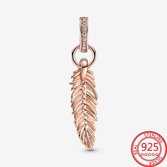 New Arrival 925 Sterling Silver Little Yellow Duck Pink Air Balloon Charm Fit Fashion Bracelet Necklace Jewelry Gift Making