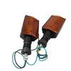 2pcs Rear Turn Signal Lights For Yamaha XT350 XT600 XT550 XT250 DT125 DT175