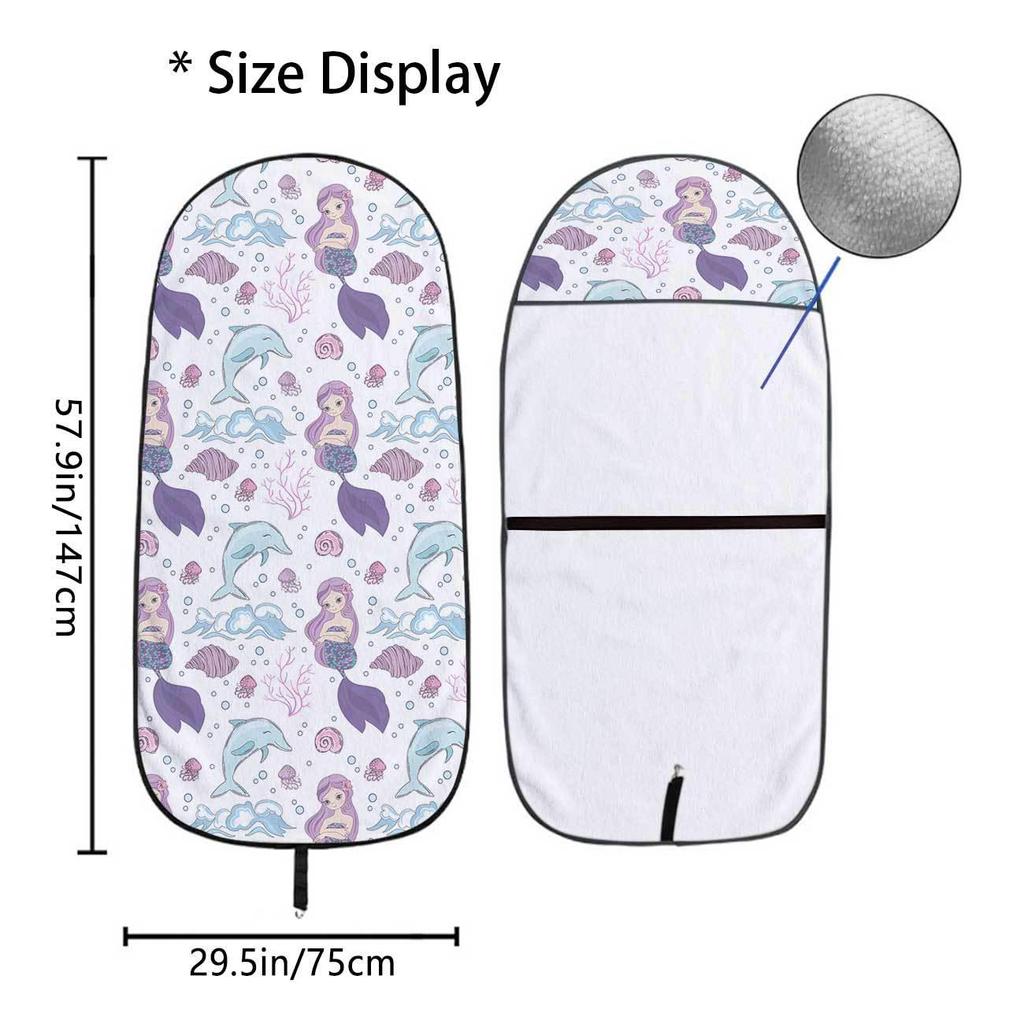 Universal Car Seat Towel Cover - All-Season Protector for Gym & Workout, Fits Front Seats
