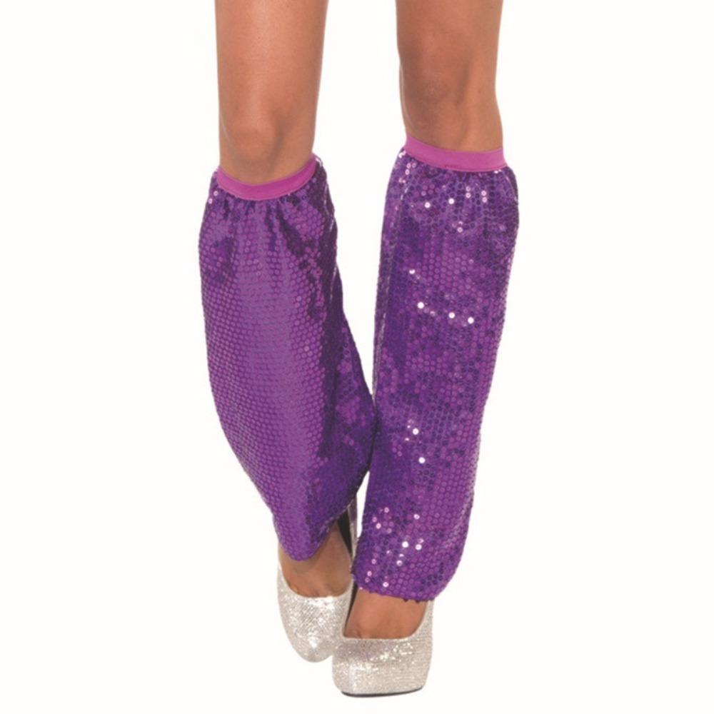 Glittering Leg Warmers Party Dress Knee High Leg Socks New Dance Costume Gift