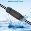 5PCS IP68 Waterproof Junction Box, Electrical Cable Wire Connectors, with 6-10 AWG 80A Screw Wire Connector Nut