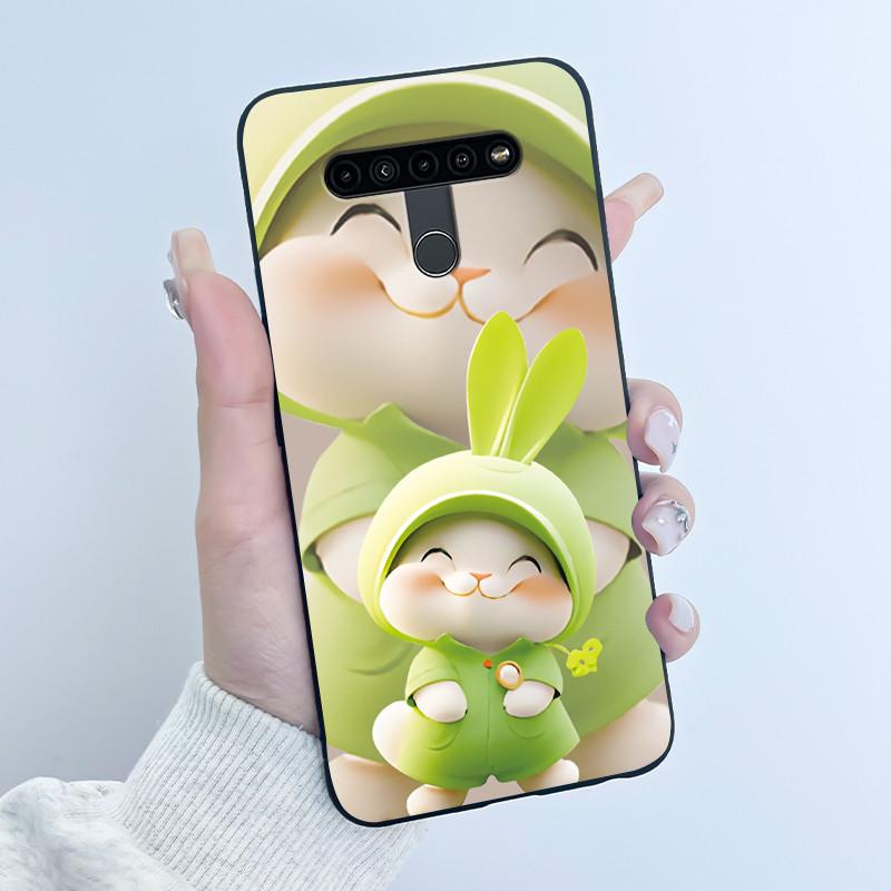 Чехол для LG K41S K51S LM-K410 LM-K510 Ультратонкий Тонкий Чехол Роскошный Милый Крутой Для Мальчиков Девочек Черный Матовый Мягкий Силиконовый Задняя Крышка