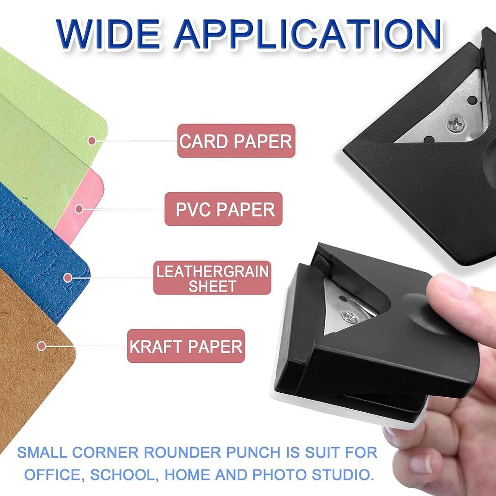 R4 Card Rounded Cutter Corner Rounder Paper Hole Trimmer Angle Punch Idol Photo Cutter Scrapbook Gift Office DIY Craft Hand Tool