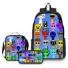 Игровые товары Rhythm Box Школьная сумка Sprunki Мультяшный рюкзак Сумка для ланча Пенал Набор из трех предметов