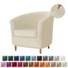 Velvet Tub Sofa Cover Stretch Soft Single Club Bath Sofa Chair Slipcover Bar Counter Armchair Covers with Seat Cover Home Hotel