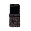 Чехол со стразами для Samsung Z-Flip 7/6/5: Роскошный высококачественный складной защитный чехол для телефона