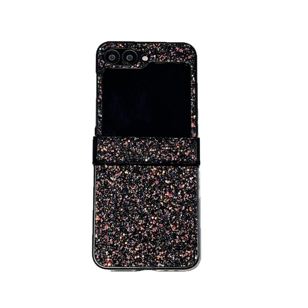 Чехол со стразами для Samsung Z-Flip 7/6/5: Роскошный высококачественный складной защитный чехол для телефона