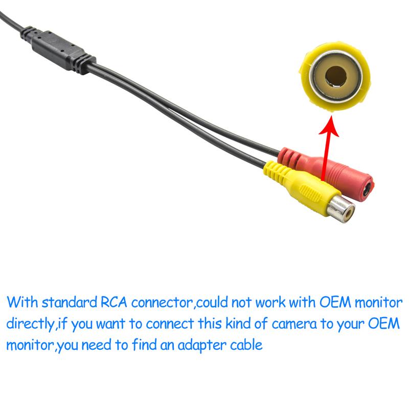 Owtosin Rear View Camera For Nissan Qashqai/Dualis J10 J11 2006-2019 X-Trail t31 2007-2013 Juke F15 2010-2019 Kicks P15 Car