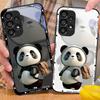 Рюкзак Медведь Черный Для Samsung Galaxy S 8 9 10 20 Plus 21 FE 22 23 24 Ultra S7 Edge Черный Чехол для телефона из закаленного стекла Жесткий чехол