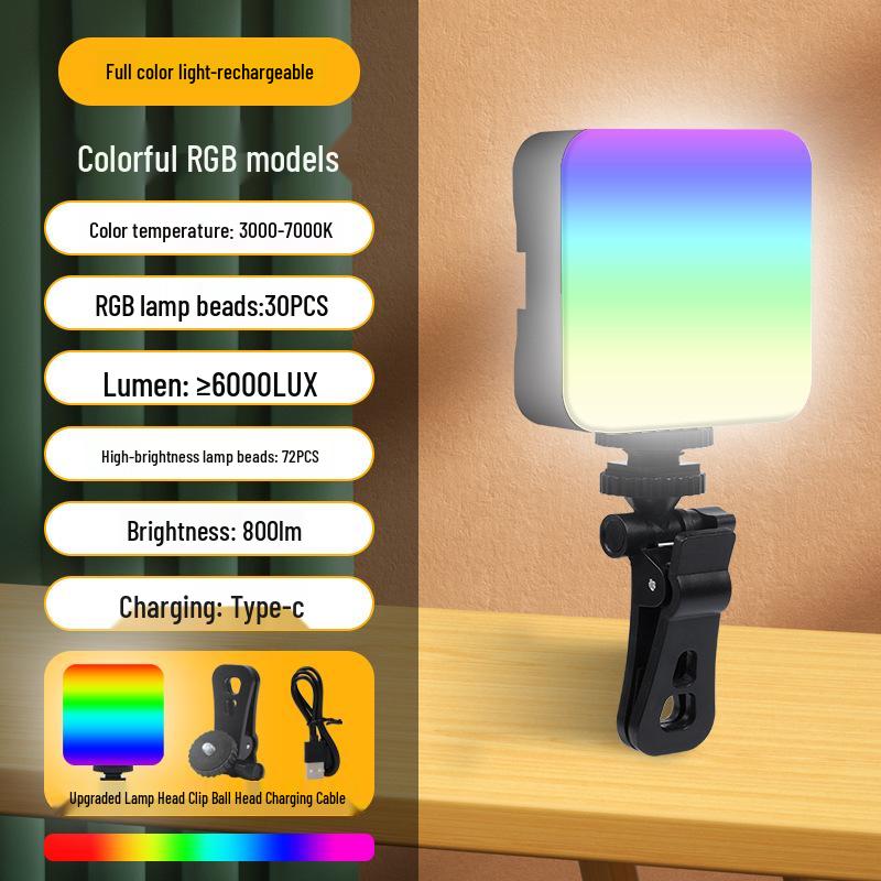 Мини RGB LED заполняющий свет для мобильной фотографии и DSLR
