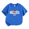 Kids Boys Girls Crew Neck Short Sleeve 100% Cotton T-Shirt, Cute Cartoon Funny Character Printed Casual Soft Breathable Summer Top Tee for Children Da