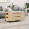 VidaXL Coffee Table Sonoma Oak 102x44.5x50 Cm Engineered Wood 830991