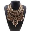 Fashion Exaggerated Necklace Alloy Diamond-Encrusted Short Necklace Crystal Necklace