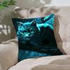 Anime Ccheshire Cat Customizable Square Pillowcases Stylish And Soft Perfect For Beds Cars And Sofas