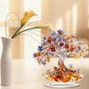 Wear-resistant Acrylic Dazzling Tree American Style 2d Flat Ornament Crystal Tree Ornament Desktop