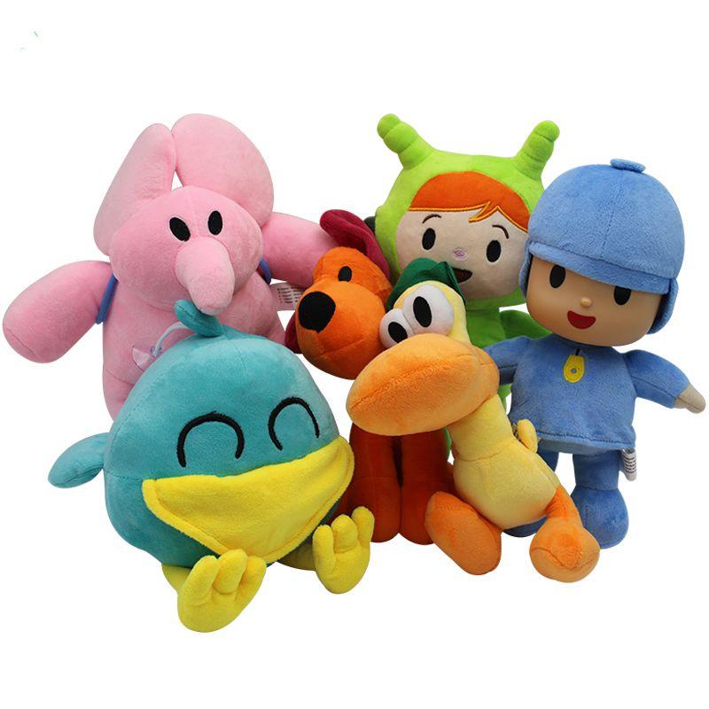 Высококачественная мягкая плюшевая игрушка-фигурка Pocoyo Elly Pato Loula Sleepy Bird Кукла Подарок для детей