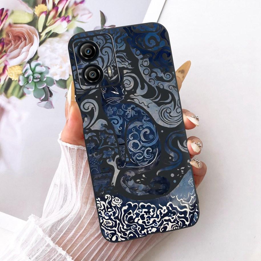 For Motorola Moto G53 5G Case XT2335-2 New Stylish Butterfly Flower Fundas Soft Silicone Phone Cover For Moto G13 G23 G73 Bumper