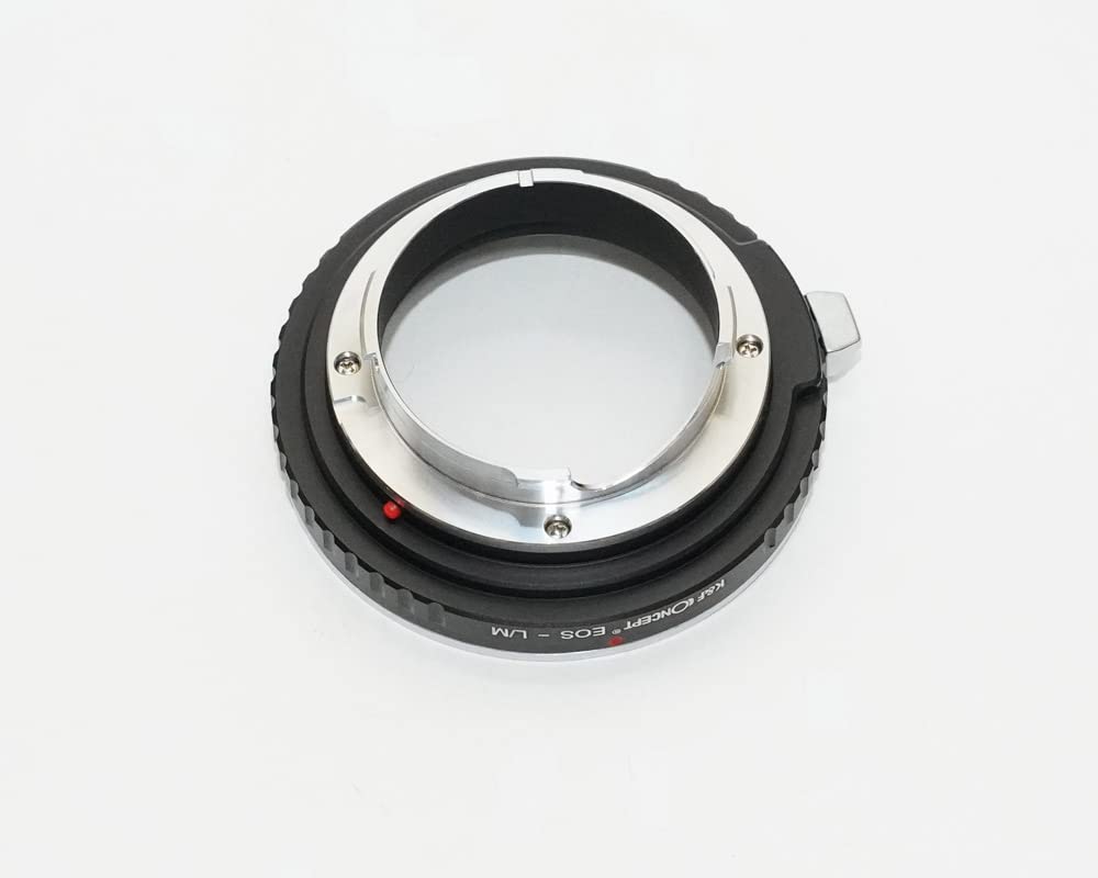 КОНЦЕПТ Адаптер объектива Canon EOS EF к креплению Leica M с салфеткой для объектива K&F (EF-S) эф-лм (КФЛМ)