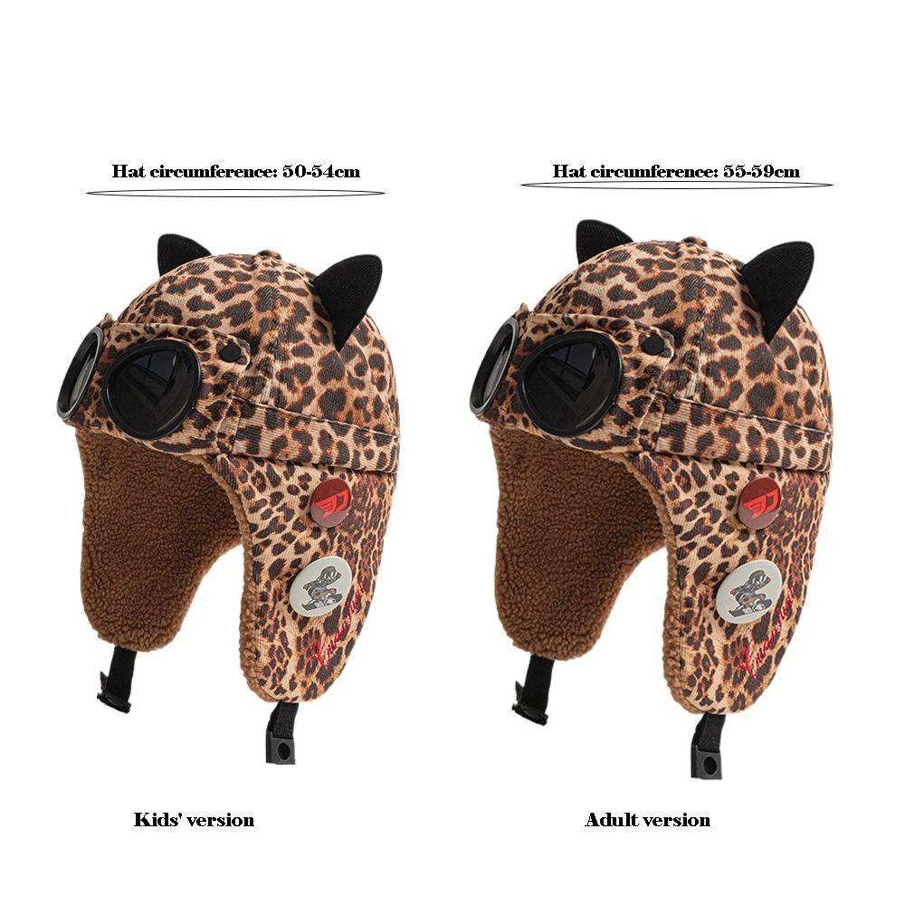 Thickened Bomber Hats Warm Ski Ear Protection Hat Pilot Hat Winter Outdoor Fashion Wear