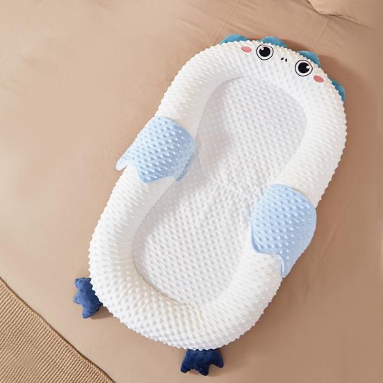 Портативный детский шезлонг Регулируемая подушка поддержки Складное основание Детская кроватка Легкий Удобный Кроватка для кормления из бутылочки для новорожденных