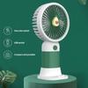 New Small Size Handheld USB Electric Fan Rechargeable Summer Fresh Versatile Power Storage Sakura Cute With Base Mini Fan  Supply