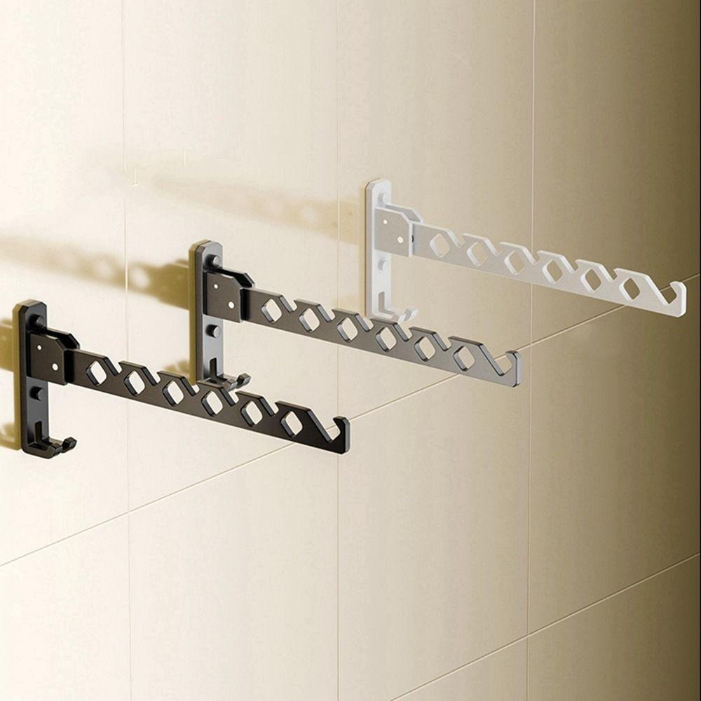 Складная сушилка для одежды, однорычажная штанга для сушки одежды в помещении, настенный держатель для вешалок