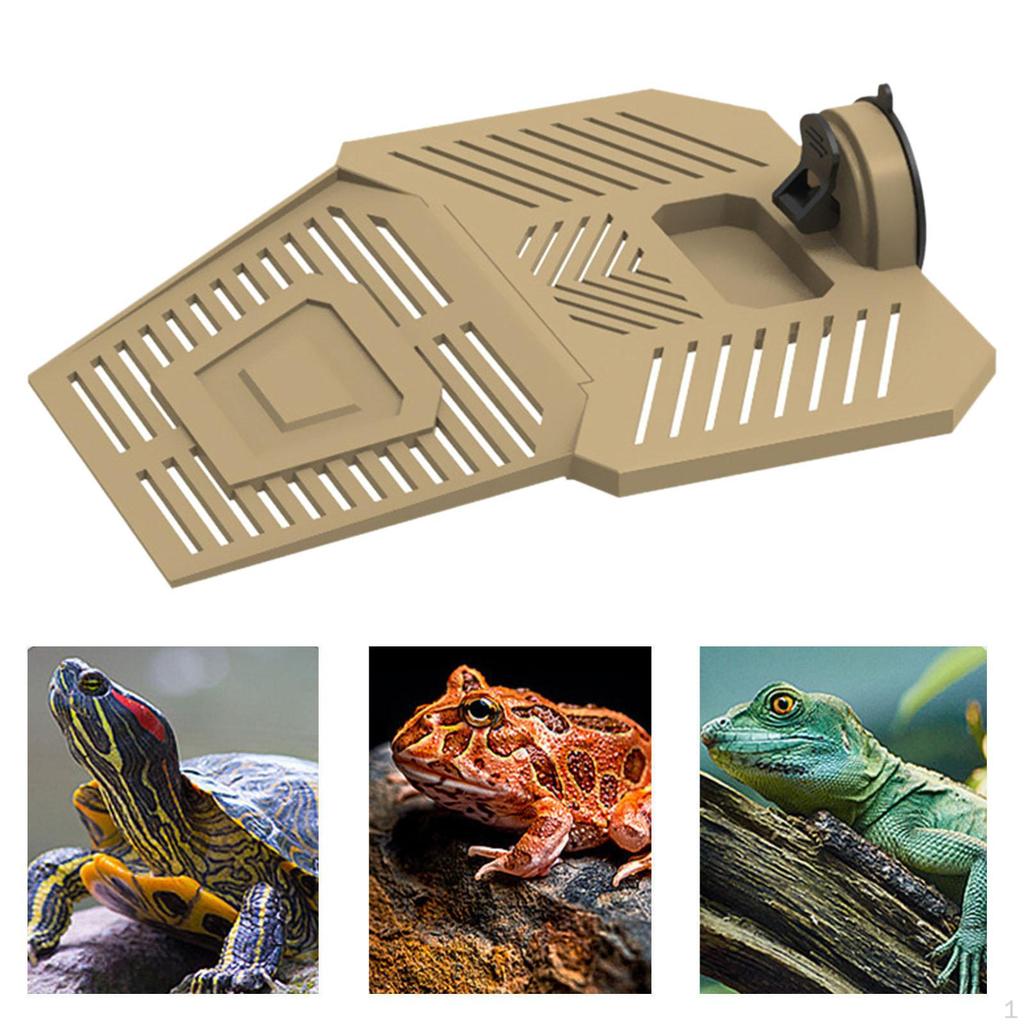 Turtle Basking Detachable Ramp Reptile Terrace for Frog Aquarium Water Tank Fish