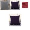 Luxurious Plain Solid Color Throw Pillow Case For Home Decor Linen Cotton Cushion Cover