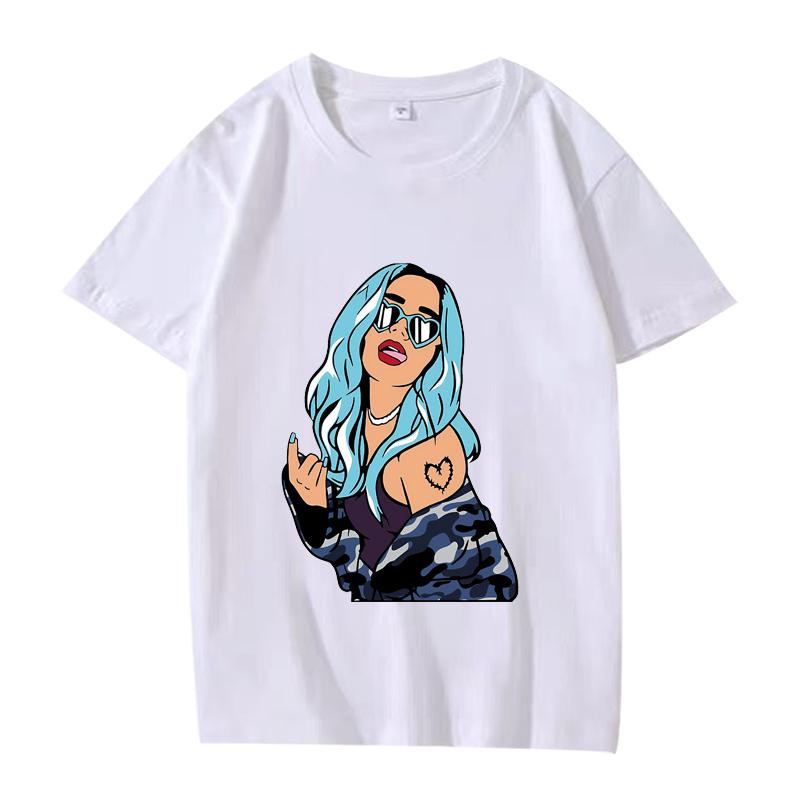 Футболки Karol G Essential Graphic T Shirts 2025 для мужчин и женщин, свободного кроя, 100% хлопок, модный уличный стиль, короткий рукав, летний принт, унисекс.